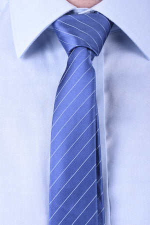Cravata barbati din matase, Albastru